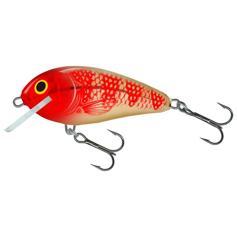 SALMO Butcher Floating 5cm 5g Golden Red Head SALMO Butcher Floating 5cm 5g Golden Red Head