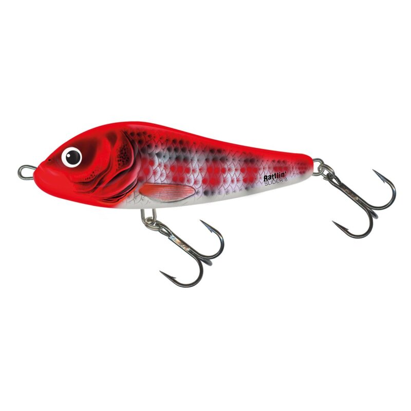 SALMO Rattlin Slider Sinking 11cm 47g Holo Red Head