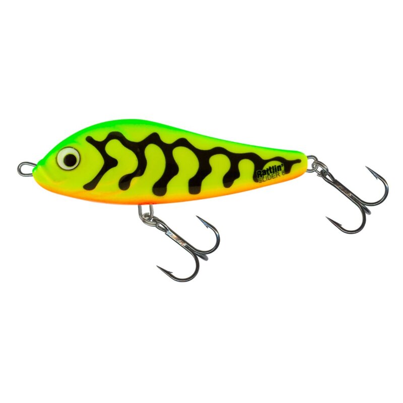 SALMO Rattlin Slider Sinking 8cm 20g Green Tiger