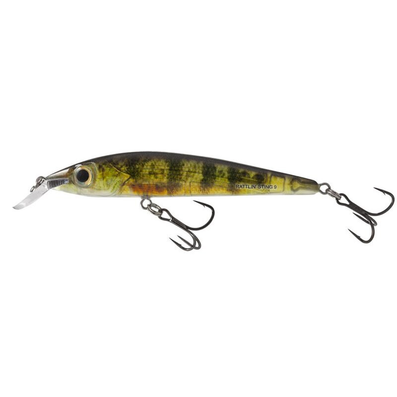 SALMO Rattlin Sting Suspending 9cm 11g Real Yellow Perch