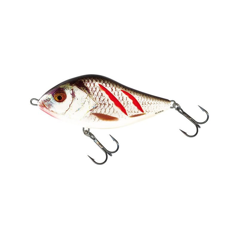 SALMO Slider Sinking 10cm 46g Wounded Real Grey Shiner SALMO Slider Sinking 10cm 46g Wounded Real Grey Shiner
