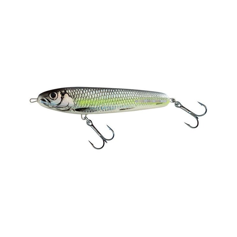 SALMO Sweeper Sinking 10cm 19g Silver Chartreuse Shad SALMO Sweeper Sinking 10cm 19g Silver Chartreuse Shad