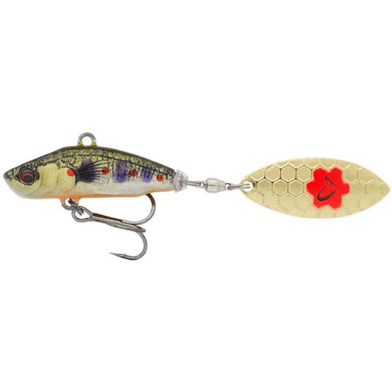 SAVAGE GEAR 3D Sticklebait Tailspin 7,3cm 13g Brown Trout Smolt SAVAGE GEAR 3D Sticklebait Tailspin 7,3cm 13g Brown Trout Smolt