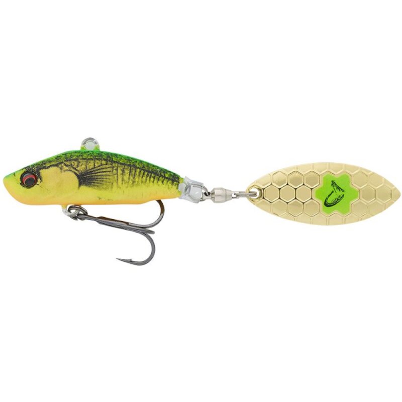 SAVAGE GEAR 3D Sticklebait Tailspin 7,3cm 13g Fire Tiger SAVAGE GEAR 3D Sticklebait Tailspin 7,3cm 13g Fire Tiger