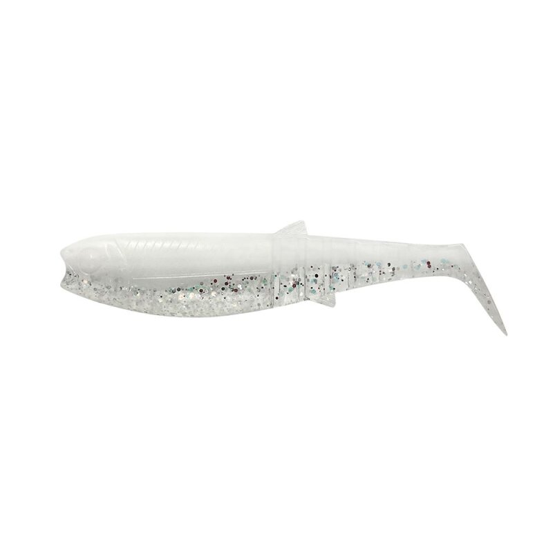 SAVAGE GEAR Cannibal Shad 12,5cm 20g White Flash Pack 4Stk.