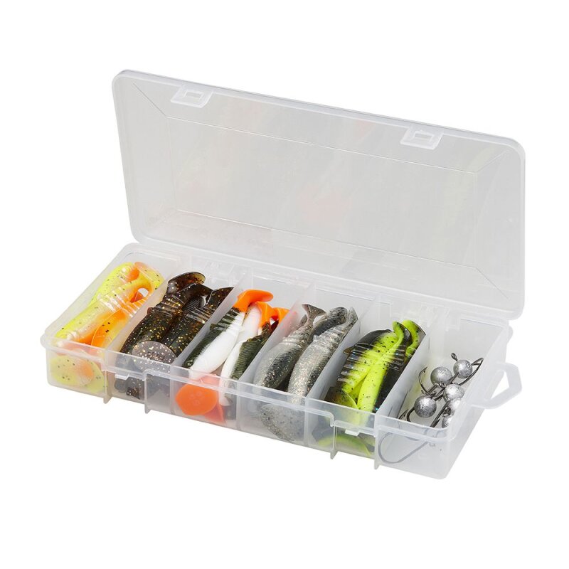 SAVAGE GEAR Cannibal Shad Kit 8cm 10cm Mixed Colors 36Stk. SAVAGE GEAR Cannibal Shad Kit 8cm 10cm Mixed Colors 36Stk.