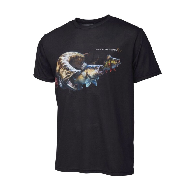 SAVAGE GEAR Cannibal Tee M Black