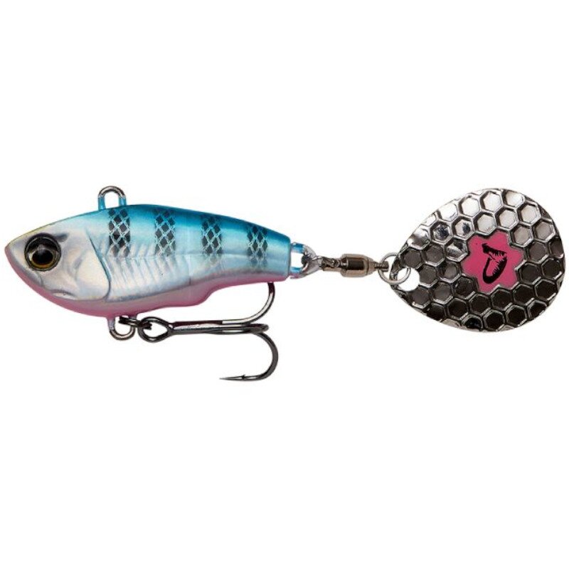 SAVAGE GEAR Fat Tail Spin 5,5cm 9g Blue Silver Pink SAVAGE GEAR Fat Tail Spin 5,5cm 9g Blue Silver Pink
