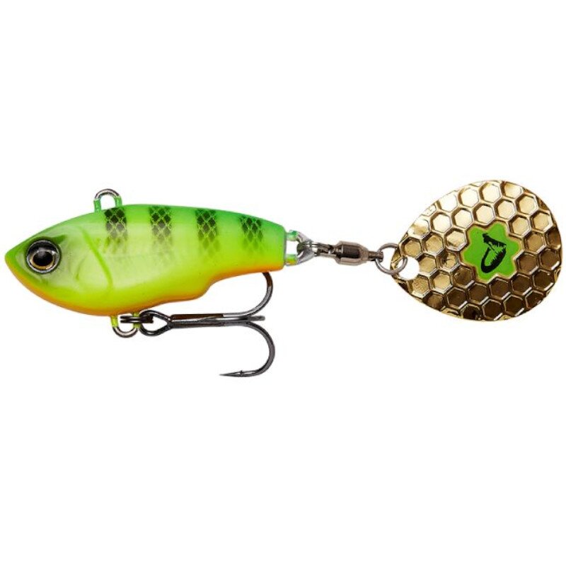 SAVAGE GEAR Fat Tail Spin 5,5cm 9g Fire Tiger SAVAGE GEAR Fat Tail Spin 5,5cm 9g Fire Tiger