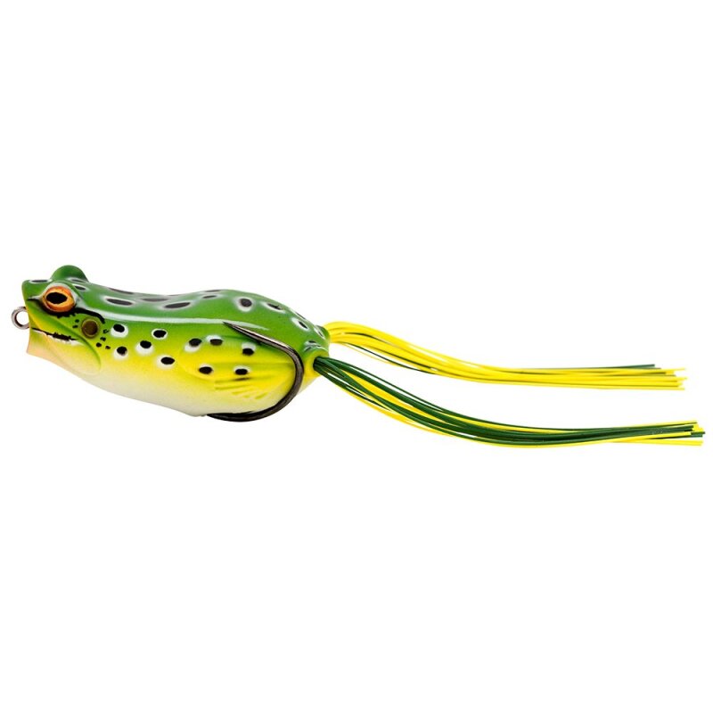 SAVAGE GEAR Hop Popper Frog 5,5cm 15g Green Leopard SAVAGE GEAR Hop Popper Frog 5,5cm 15g Green Leopard
