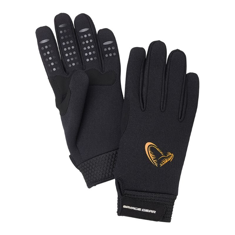 SAVAGE GEAR Neopren Stretch Glove L Black