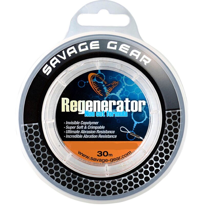 SAVAGE GEAR Regenerator Mono 0,7mm 26kg 30m Transparent (0,16 € pro 1 m)