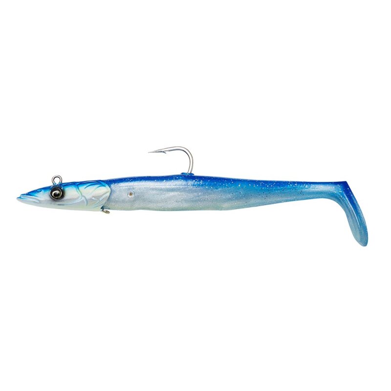 SAVAGE GEAR Sandeel V2 18cm 86g Blue Pearl Silver 2+1Stk. SAVAGE GEAR Sandeel V2 18cm 86g Blue Pearl Silver 2+1Stk.