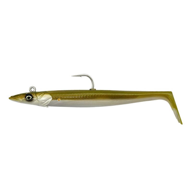 SAVAGE GEAR Sandeel V2 18cm 86g Khaki 2+1Stk. SAVAGE GEAR Sandeel V2 18cm 86g Khaki 2+1Stk.