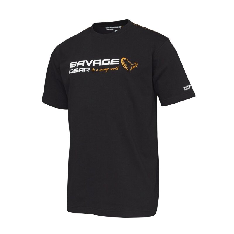 SAVAGE GEAR Signature Logo T-Shirt L Black Ink SAVAGE GEAR Signature Logo T-Shirt L Black Ink