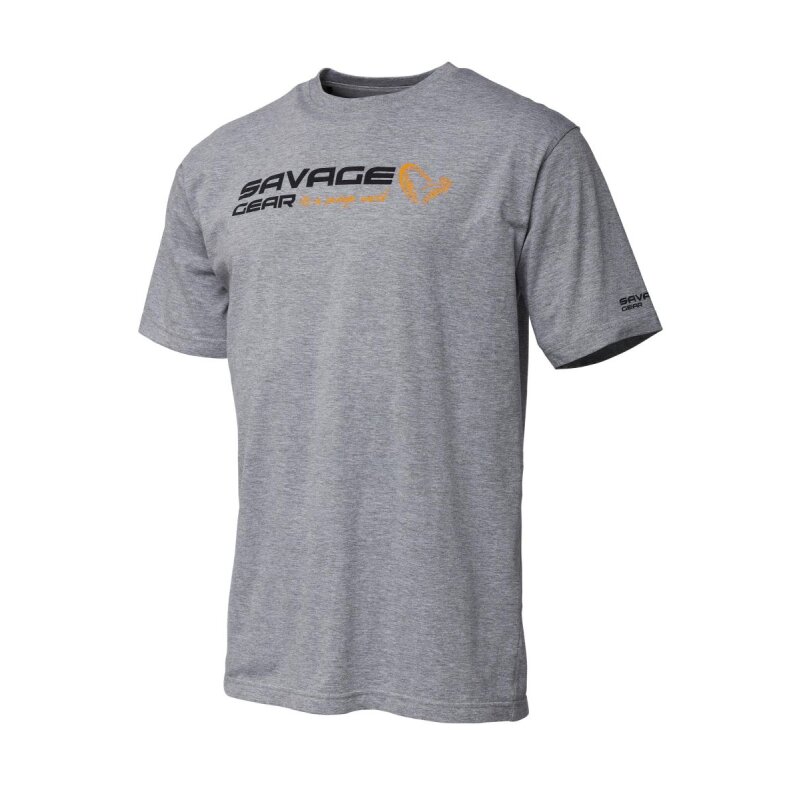 SAVAGE GEAR Signature Logo T-Shirt XXL Grey Melange SAVAGE GEAR Signature Logo T-Shirt XXL Grey Melange