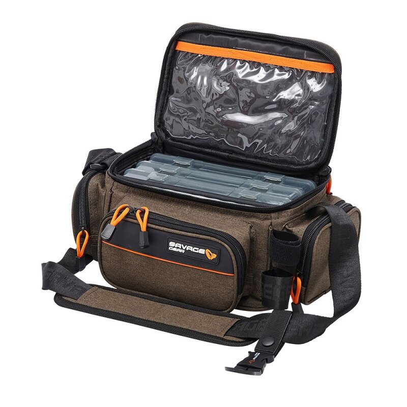 SAVAGE GEAR System Box Bag M 3 Boxes 5 Bags 12l 20x40x29cm SAVAGE GEAR System Box Bag M 3 Boxes 5 Bags 12l 20x40x29cm