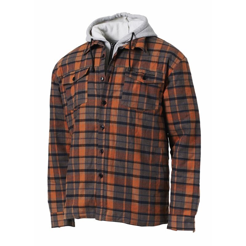 SAVAGE GEAR Twin Shirt Jacket XL Orange/Grey