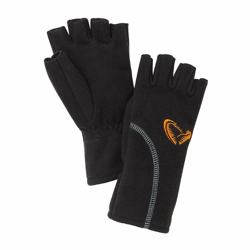 SAVAGE GEAR Wind Pro Half Finger L Black SAVAGE GEAR Wind Pro Half Finger L Black