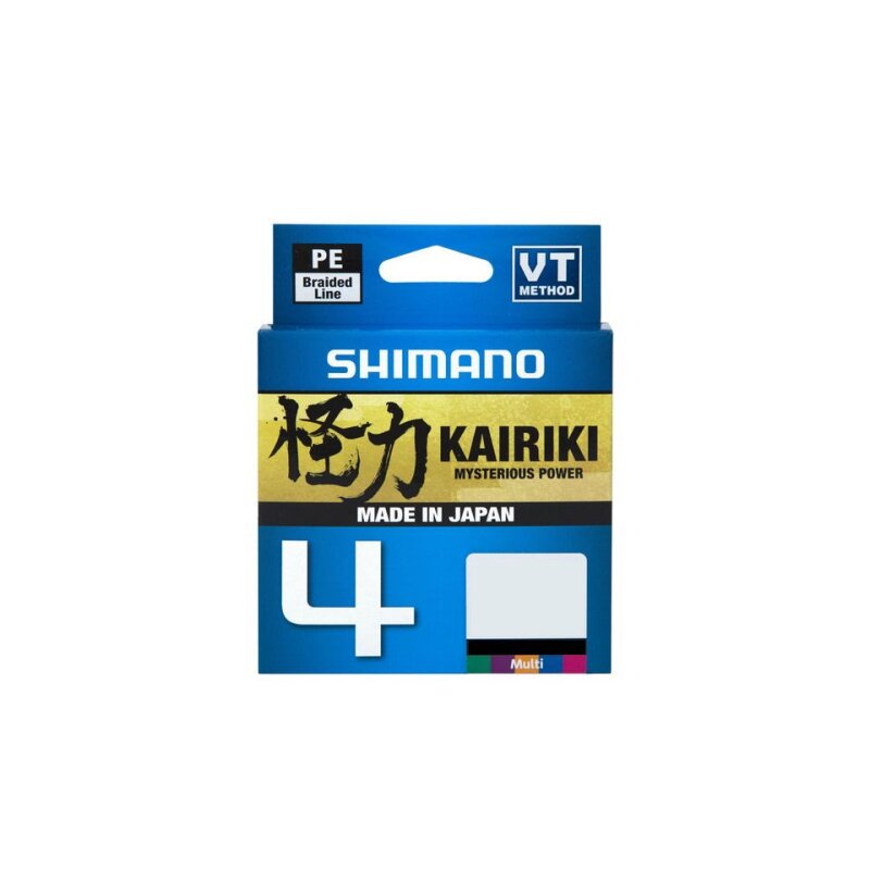 SHIMANO Kairiki 4 0,13mm 7,4Kg 300m Multi Color (0,05 € pro 1 m)