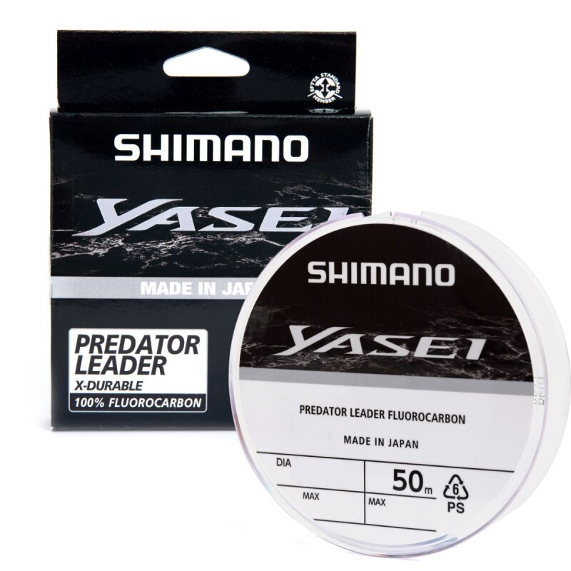SHIMANO Yasei Predator Fluoro 0,28mm 6,32kg 50m Grey (0,19 € pro 1 m)