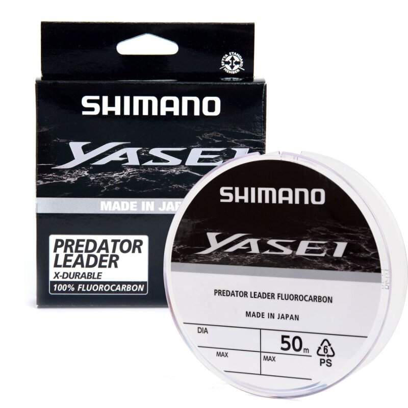 SHIMANO Yasei Predator Fluoro 0,4mm 11,93kg 50m Grey (0,22 € pro 1 m)