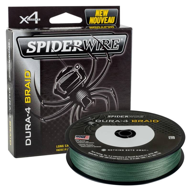 SPIDERWIRE Dura 4 Braid 0,17mm 15kg 300m Moss Green (0,08 € pro 1 m)