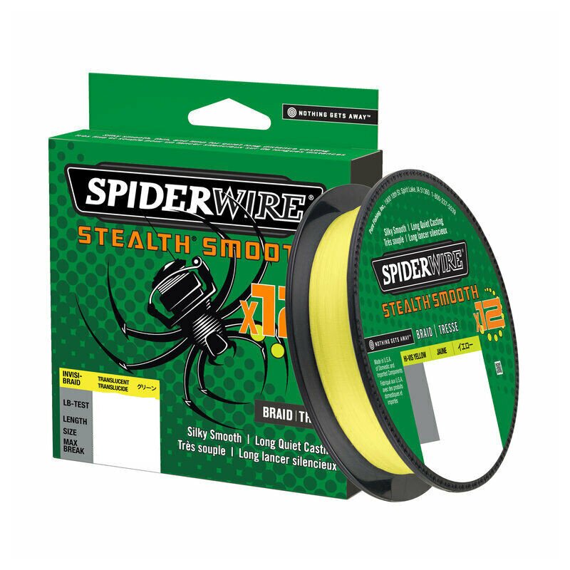 SPIDERWIRE Stealth Smooth 12 Braid 0,11mm 10,3kg 150m... (0,15 € pro 1 m)