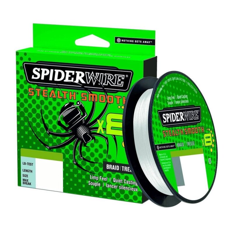 SPIDERWIRE Stealth Smooth 8 0,06mm 5,4kg 150m Tranlucent (0,11 € pro 1 m)