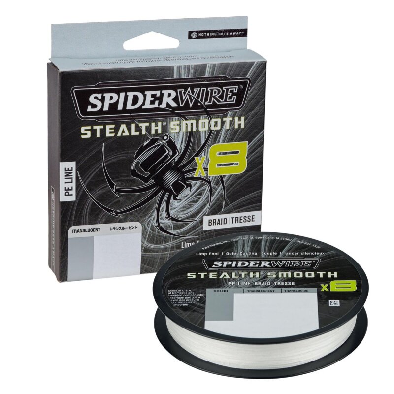 SPIDERWIRE Stealth Smooth 8 0,13mm 11,2kg 150m Translucent (0,10 € pro 1 m)