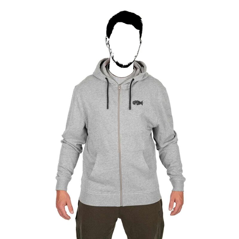 SPOMB Hoodie Full Zip S Grey