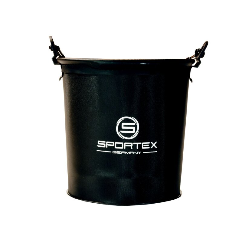 SPORTEX EVA Eimer mit Tragegriff 21x20cm Schwarz SPORTEX EVA Eimer mit Tragegriff 21x20cm Schwarz