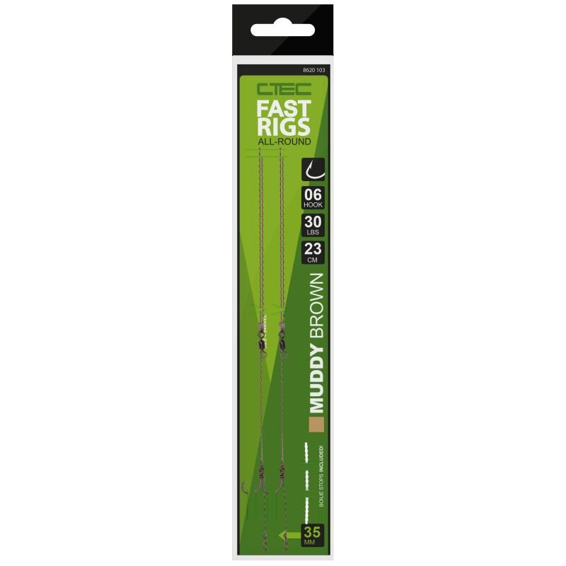 C-TEC Fast Rigs Allround Gr.6 23cm Weedy 2Stk. C-TEC Fast Rigs Allround Gr.6 23cm Weedy 2Stk.