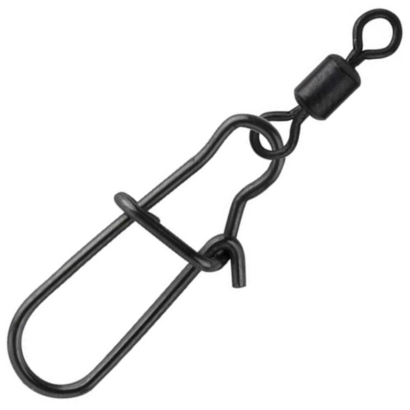 SPRO Matte Black Easy Snap+RG Swivel Gr.1+8 9kg 13Stk. SPRO Matte Black Easy Snap+RG Swivel Gr.1+8 9kg 13Stk.