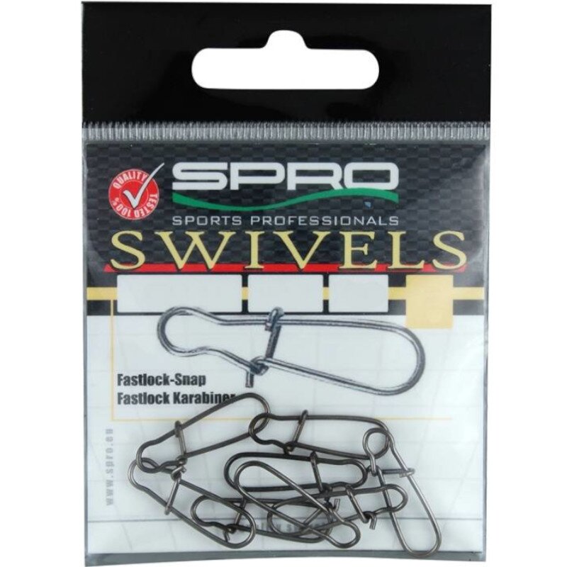 SPRO Fast Lock Snap Gr.6 11kg 10Stk. SPRO Fast Lock Snap Gr.6 11kg 10Stk.