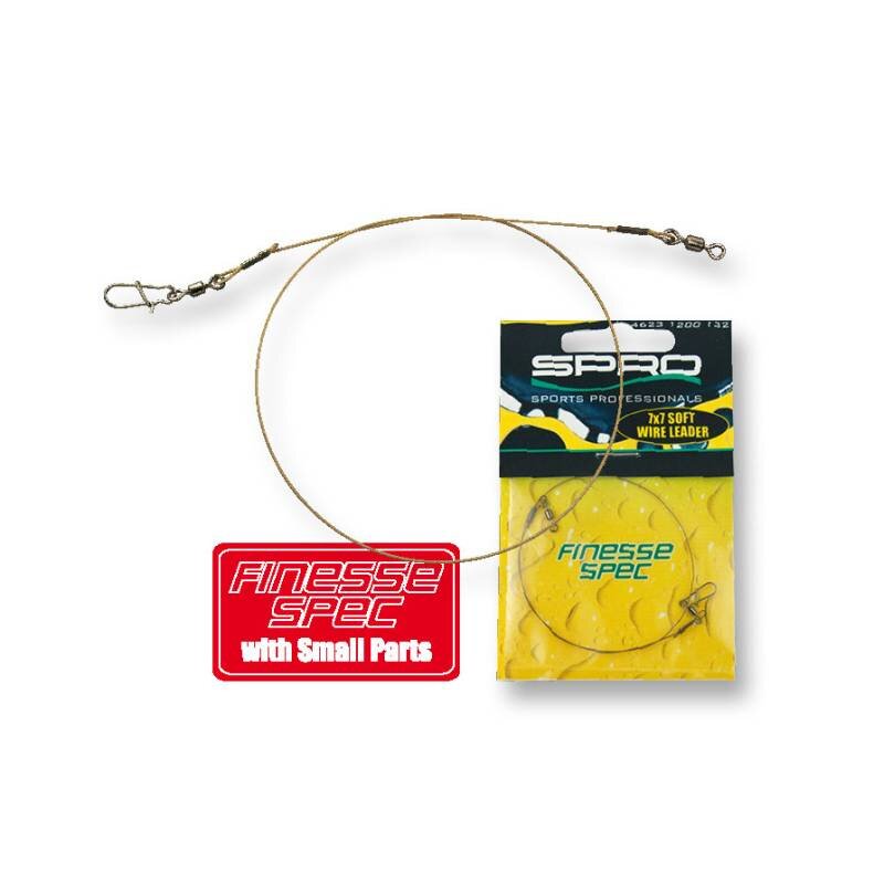 SPRO Finesse Spec Leader 7x7W 9,1kg 25cm Brown Camou 2Stk. SPRO Finesse Spec Leader 7x7W 9,1kg 25cm Brown Camou 2Stk.