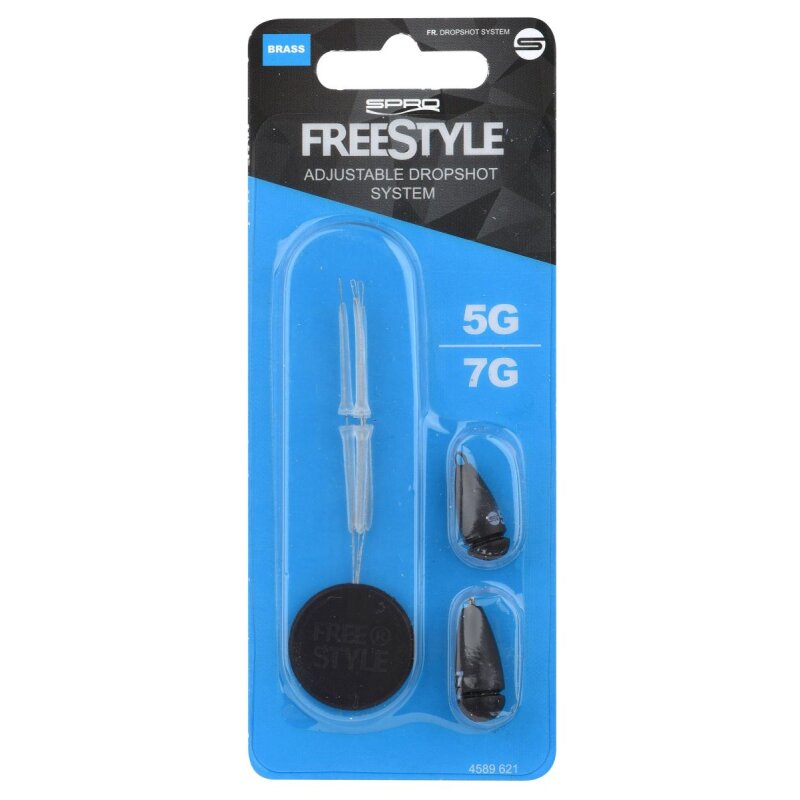 FREESTYLE Adjustable Dropshot System 5g+7g 5Stk. FREESTYLE Adjustable Dropshot System 5g+7g 5Stk.