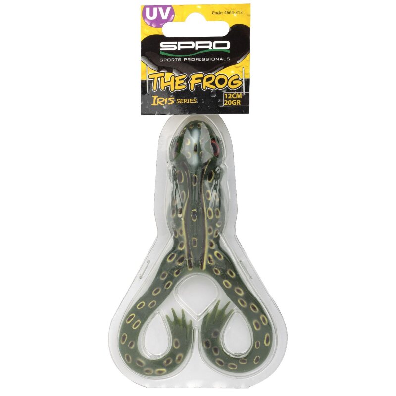 SPRO Iris The Frog 12cm 20g Natur Green Frog SPRO Iris The Frog 12cm 20g Natur Green Frog