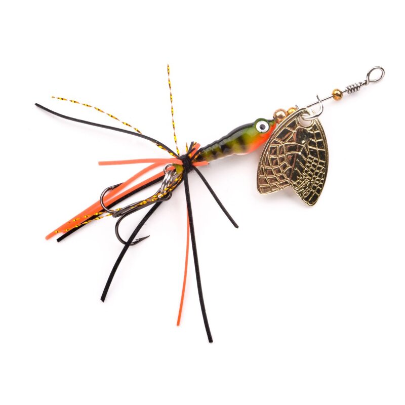 SPRO Larva Mayfly Spinner Single 5cm 4g Perch SPRO Larva Mayfly Spinner Single 5cm 4g Perch