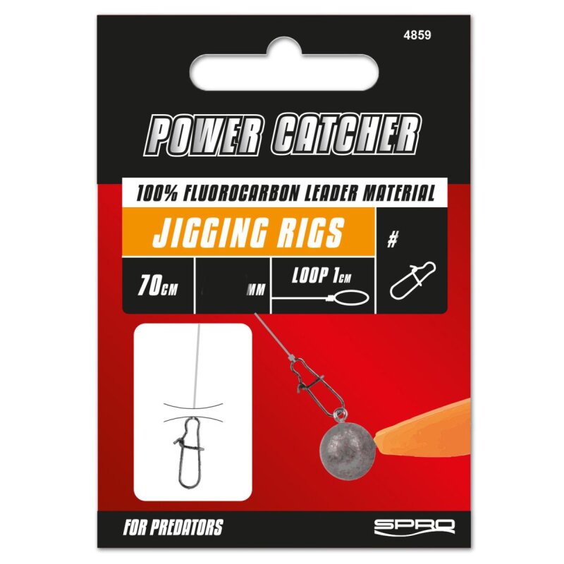 SPRO Powercatcher Jigging Rig Gr.2 70cm 0,35mm 3Stk. SPRO Powercatcher Jigging Rig Gr.2 70cm 0,35mm 3Stk.