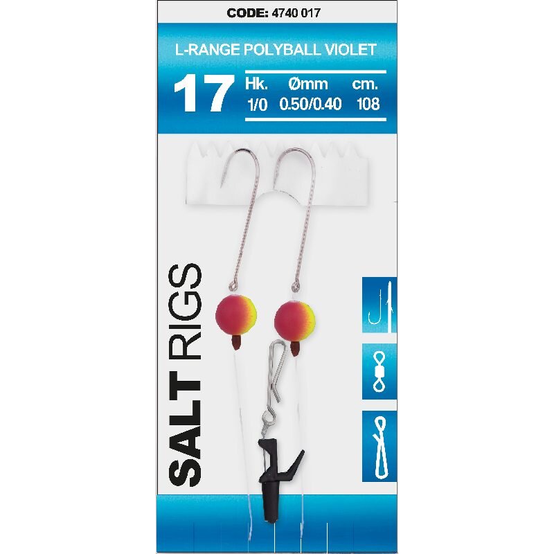 SPRO Salt Rig 17 L-Range Polyball Violet Gr.1/0 108cm 0,5mm 0,4mm SPRO Salt Rig 17 L-Range Polyball Violet Gr.1/0 108cm 0,5mm 0,4mm