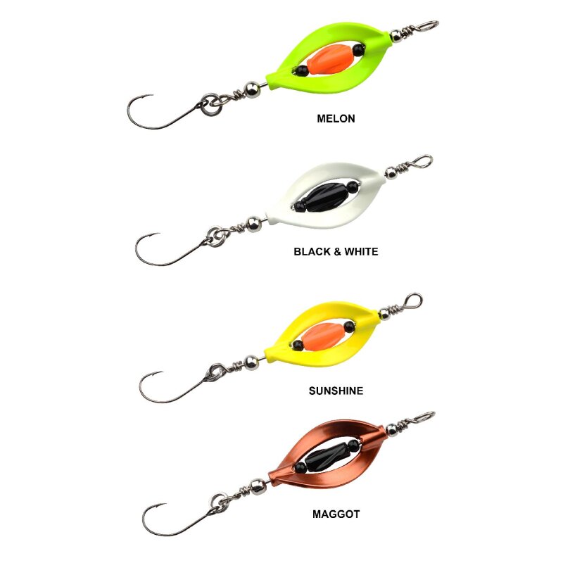 TROUTMASTER Incy Double Spin Spoon 3,3g Melon TROUTMASTER Incy Double Spin Spoon 3,3g Melon