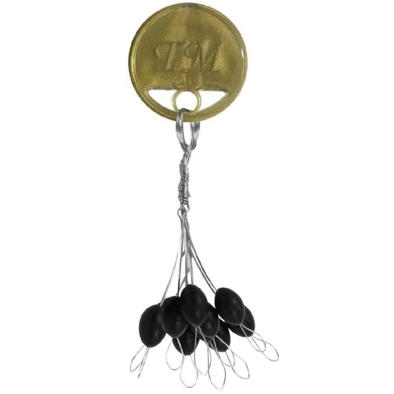 TROUTMASTER Soft Stopper Olives L TROUTMASTER Soft Stopper Olives L