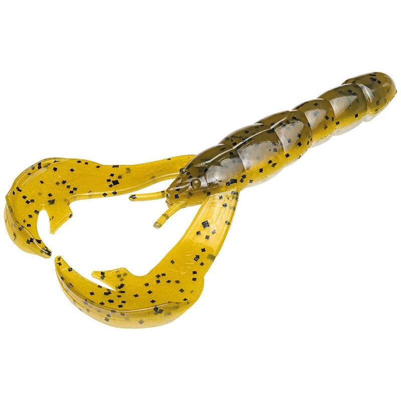 STRIKE KING Craw 10cm Green Pumpkin Pearl Belly 7Stk. STRIKE KING Craw 10cm Green Pumpkin Pearl Belly 7Stk.