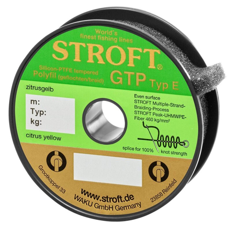 STROFT GTP Typ E8 24kg 250m Zitrusgelb (0,25 € pro 1 m)