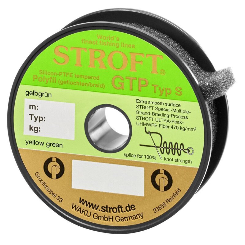 STROFT GTP Typ S3 8kg 250m Gelbgrün (0,35 € pro 1 m)