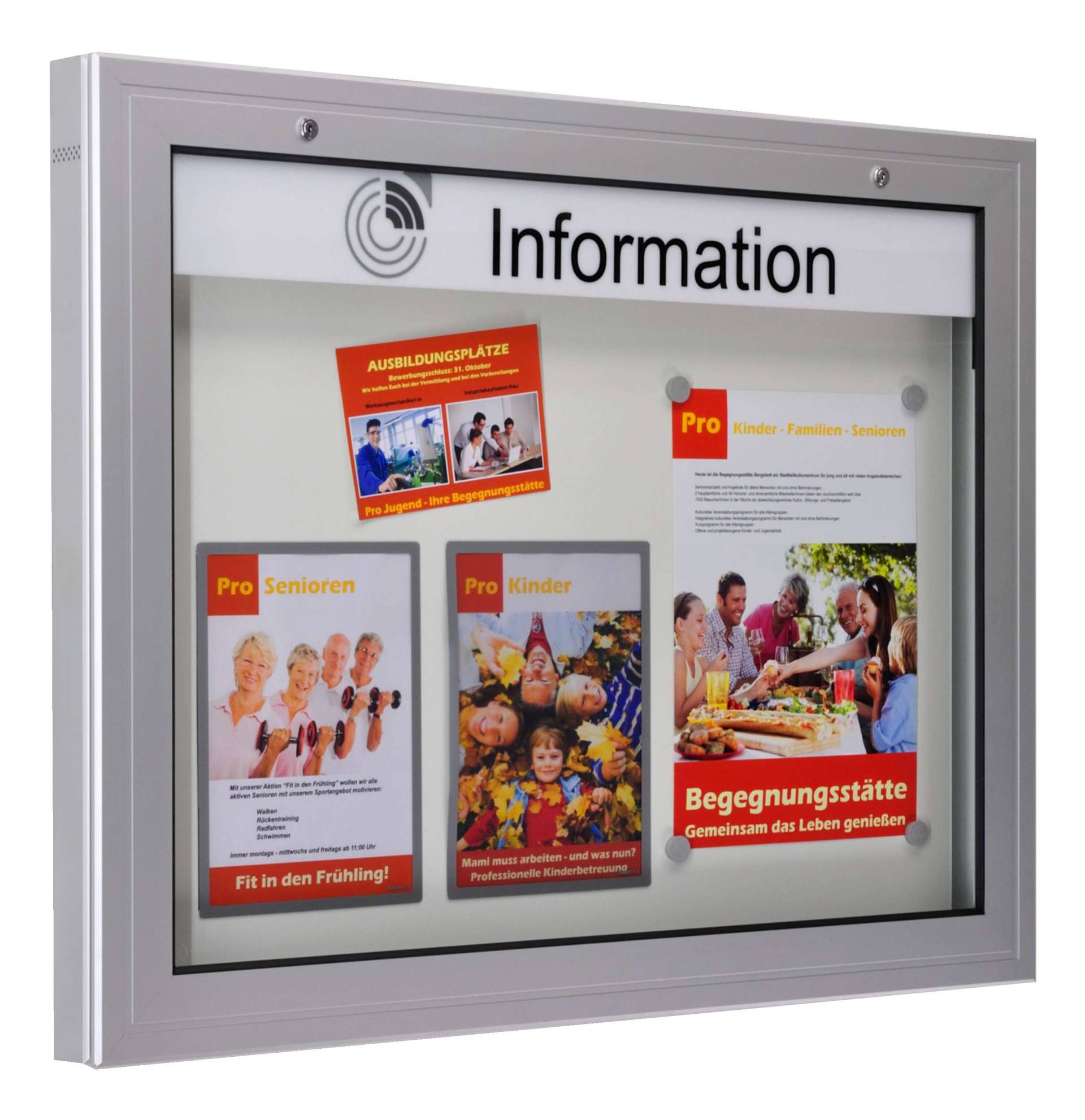 Schaar Design Schaukasten "K-Serie", Querformat, 1025x800x75 mm, Rückwand: Anthrazit Schaar Design Schaukasten "K-Serie", Querformat, 1025x800x75 mm, Rückwand: Anthrazit von Schaar Design