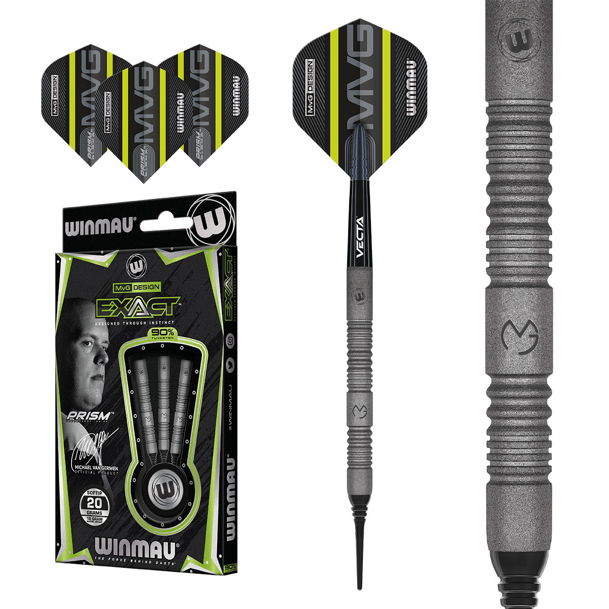 Softdart Winmau MvG Exact 2448-20g Softdart Winmau MvG Exact 2448-20g