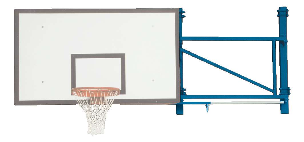 Sport-Thieme Basketball-Wandanlage "Schwenkbar", Ausladung 170 cm, Betonwand von Sport-Thieme