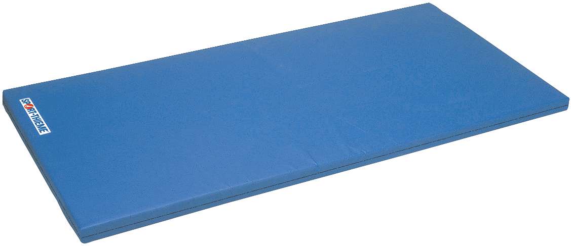 Sport-Thieme Turnmatte "Spezial", 200x125x6 cm, Polygrip Blau, Mit Klettecken von Sport-Thieme